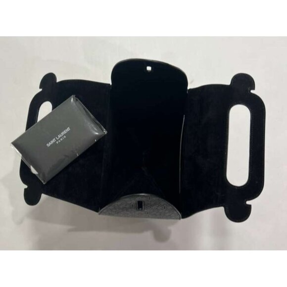 Yves Saint Laurent Take Away Box in Black Leather - Picture 5 of 5